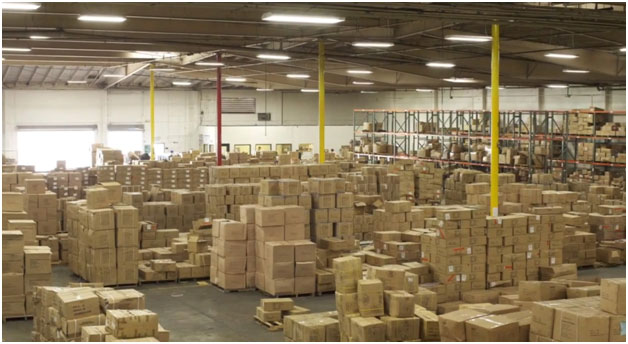 A disorganized warehouse decreases profits