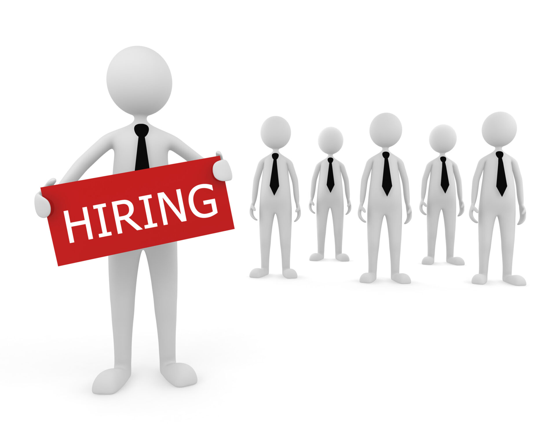 cartoon showing new hire employees